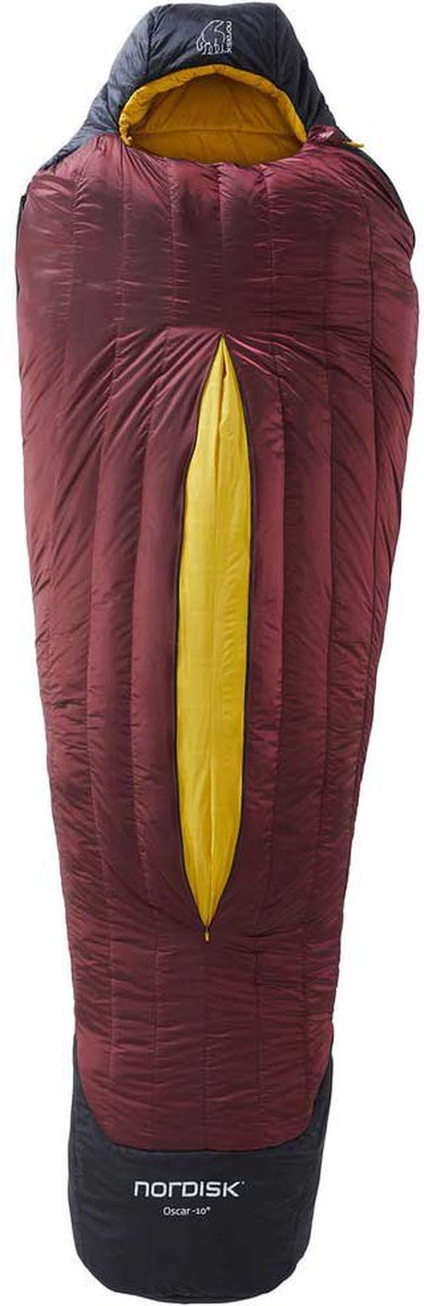 Nordisk Oscar -10° Mummy Slaapzak L, zwart/rood