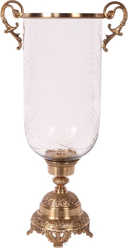 Baroque - Wind light - Wind light Assiya 59,5 cm - 59,5 - Laiton + verre