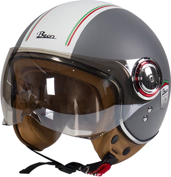 Beon B110 Helm Scooter / Jethelm Grijs Mat XL bol