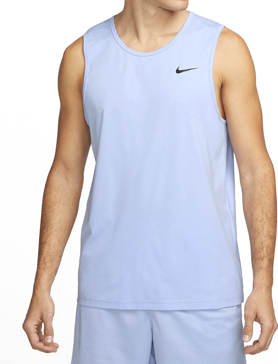 NIKE Dri Fit Miler T-shirt Mouwloos Homme Zwart - Taille XXXXL