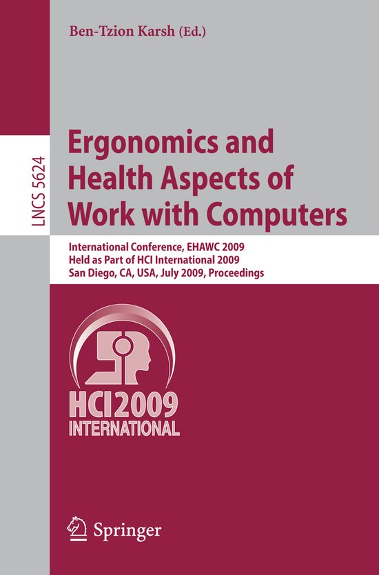 Ergonomics and Health Aspects of Work with Computers - cover