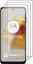 Screenprotector geschikt voor Motorola Moto G73 - 3x Gehard Glas Screen Protector GlassGuard