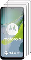 Screenprotector geschikt voor Motorola Moto E13 - 3x Gehard Glas Screen Protector GlassGuard
