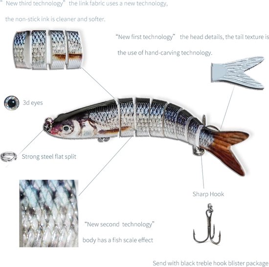Arra Ide - Realistische kunstaas - Lure - Roofvissen - lokaas - hardbait vis van Arra — afbeelding 2