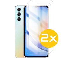 Screenprotector Geschikt Voor Samsung Galaxy A34 - Glasplaat - Tempered Glass - 2 Stuks
