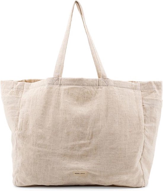 Monk & Anna Shopper Kyodaina Dunes | Strandtas | Shopper | Beige