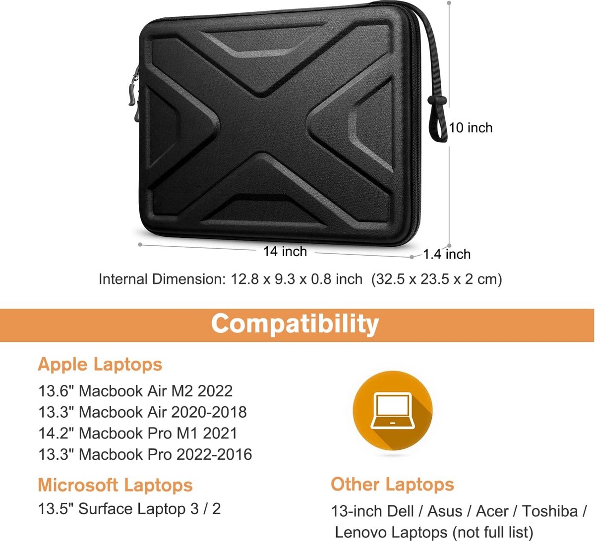 Spigen Rugged Armor Coque Compatible avec Macbook Pro 14 Pouces