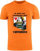 Ik ben de koningin van 'S Hertogenbosh Oranje T-shirt | Koningsdag | Queen | Koningin | Unisex