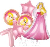 Doornroosje ballon set - 108x69cm - Folie Ballon - Prinses - Themafeest - 7 jaar - Verjaardag - Ballonnen - Versiering - Helium ballon