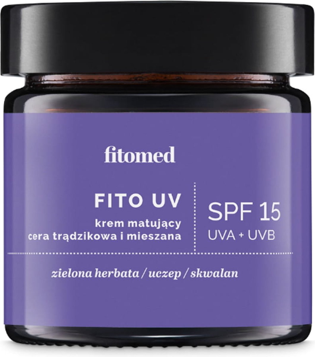 Fito UV SPF15 matterende crème voor acne en gemengde huid 55g