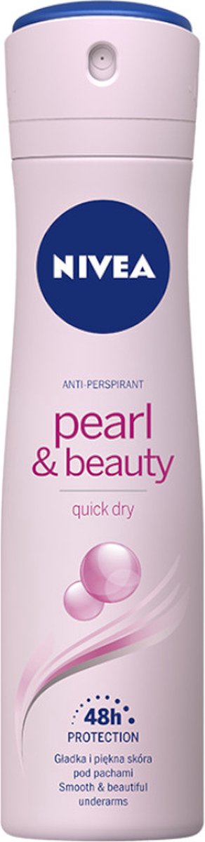 Goedkoopste Pearl & Beauty antiperspiratiespray 150ml