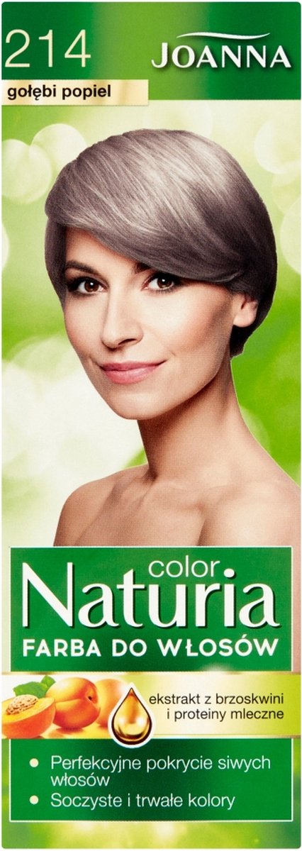 Joanna - Naturia Color farba do włosów 214 Gołębi Popiel