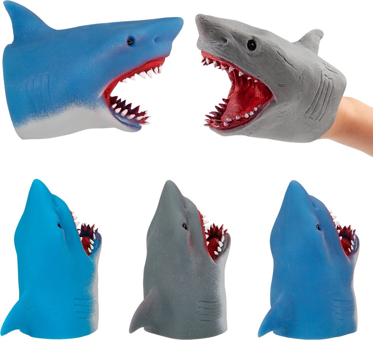 Depesche - Dino World handpop haai - UNDERWATER - 1 stuk