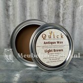 Quick wax (antiekwas, boenwas, Terpentijnwas)Licht Bruin, Light Brown, 375 ml