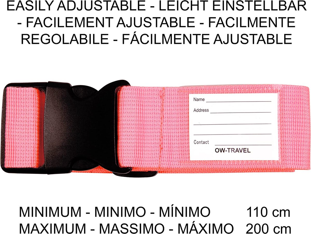 Kofferriemen set – Kofferriem – Reizen - Bagageband