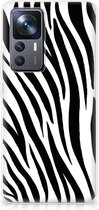 Trendy Telefoonhoesjes Xiaomi 12T | 12T Pro Smartphone hoesje Zebra