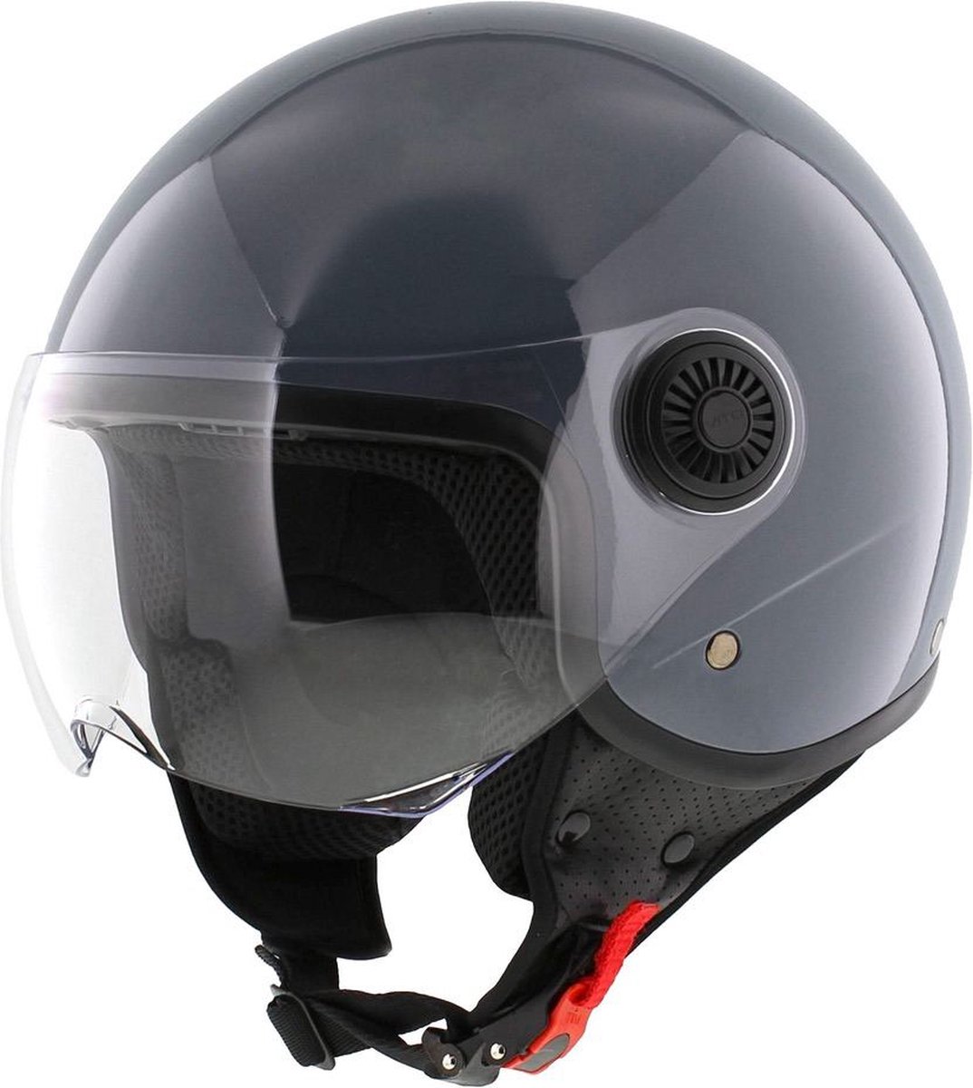 Vito Loreto jet helm nardo grey S - Motorhelm / scooterhelm