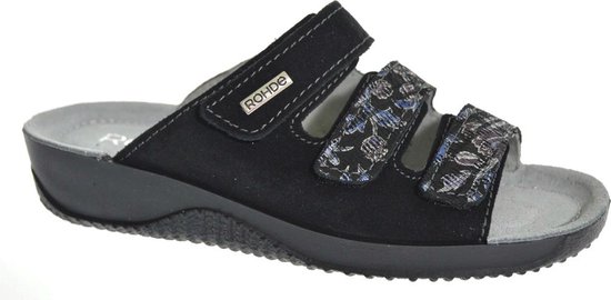 Rohde 1715~~~~~~~~~~~~~~~~~~~~~~~~~~ Dames slippers Blauw