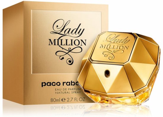 Paco Rabanne Lady Million 80 ml - Eau de Parfum - Damesparfum | bol.com