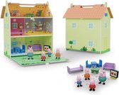Maison de poupée Peppa Pig - Bois - Avec Meubles et Figurines à jouer - 39 x 36 cm