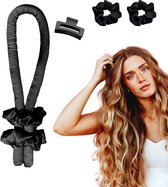 Beyeza Heatless Curls - Haarrollers - incl. Haarelastiekjes en Haarklem - Krulspelden - Haarkruller - Heatless Curling Ribbon - Complete Set