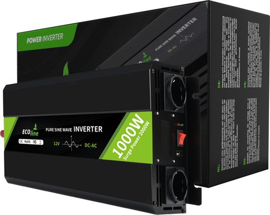 Green Cell® 1500W/3000W Pur Sinus Convertisseur DC 12V AC 230V Onduleur  Power Inverter - Green Cell