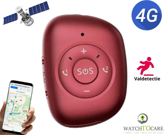 WatchToCare WTC 22 S – GPS alarmknop senioren – waterdicht