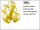 500x Ballon de Luxe jaune perle 30cm - biodégradable - Festival party fête anniversaire pays thème air hélium