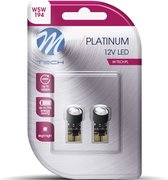 M- Tech LED W5W 12V - Platinum - 1x Diode Led - Canbus - Wit - Set