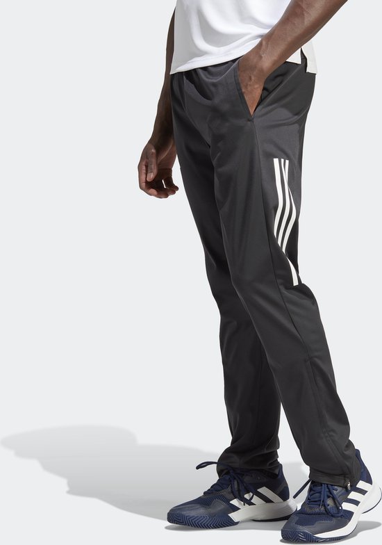 adidas Performance 3-Stripes Knitted Tennis Joggers - Heren - Zwart- XL