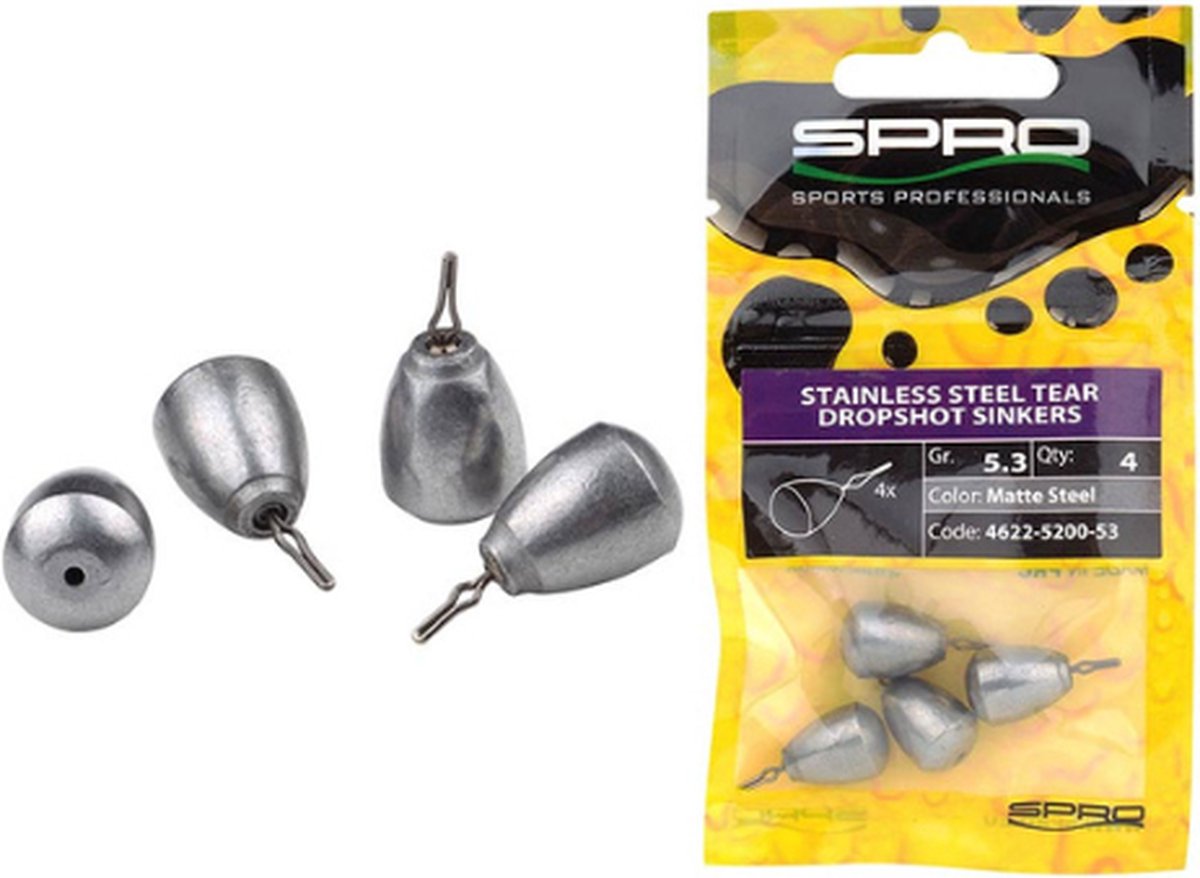 TUNGSTEN DROP SHOT SINKER LONG – SPRO Sports Professionals