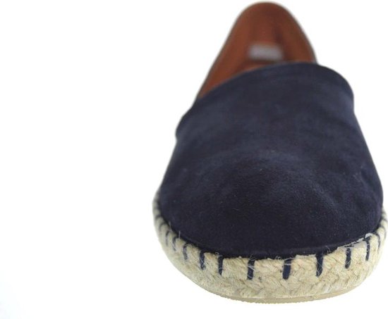 Manfield - Dames - Cognac suède espadrilles met gesp - Maat 41