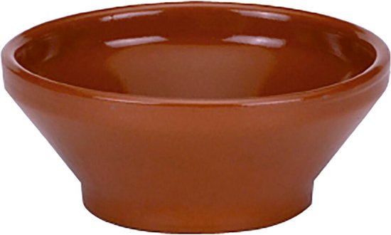 Foto: Kom raimundo soep aardewerk keramisch bruin 16 cm 24 stuks 