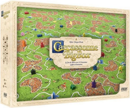 Dwaal Gedeeltelijk Relatief Z-Man Games | Carcassonne: Big Box - Nieuwe editie | Bordspel | Van 7 jaar  oud | 2 tot... | bol.com