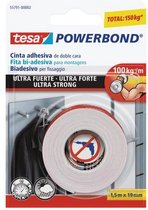 Plakband TESA Powerbond Ultra Strong (19 mm x 1,5 m)