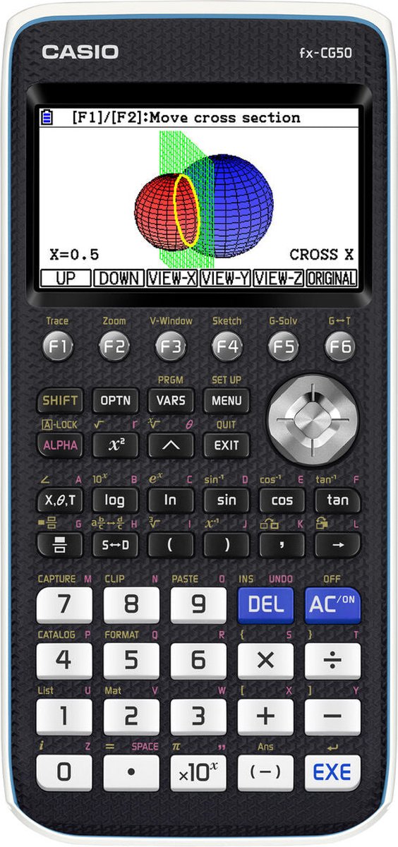 Casio fx-CG50 - Grafische rekenmachine - LCD kleurenscherm - Voorzien van Nederlandse examenstand