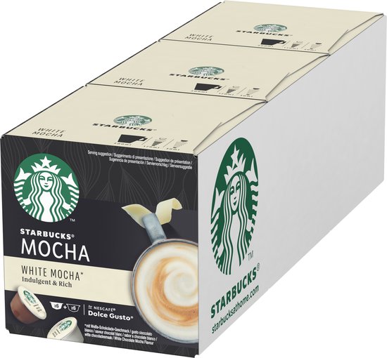Capsules Starbucks by Dolce Gusto White Moka - 36 tasses à café | bol.com