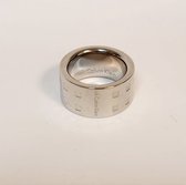 Stalen ring - Calvin Klein - maat 17 - KJ41AR010207 - Sale Juwelier Verlinden St. Hubert - van €65,= voor €49,=