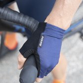 Santini Fietshandschoenen zomer Blauw Heren - Cubo Cycling Gloves Nautica Blue - L