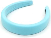 Haarband Effen - Hoofdband - 3 cm - Blauw