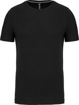 T-shirt korte mouwen met crew neck Kariban Zwart - XL