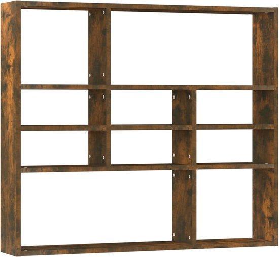 vidaXL Nachtkastje 40x30x40 cm bewerkt hout artisanaal eikenkleurig