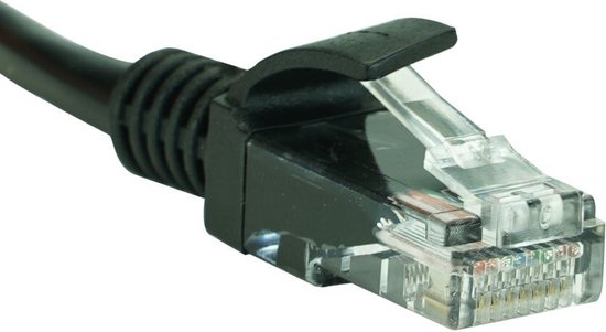 Patch cord Digitus CAT 5e U-UTP, 1 m, juodas kainos nuo 0.50