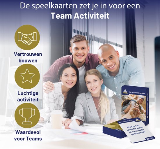 Vraagkaarten om vertrouwen op te bouwen in je team - cover