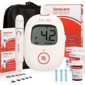 Sinocare Safe AQ Voice - Professionele Glucosemeter - mmol/L - Inclusief 100 teststrips & 100 naalden - Diabetes meter - Bloedsuikermeter