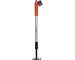BLACK+DECKER Tuinhark 5-Tands - Verstelbaar 66 tot 100 CM - Koolstofstaal, Glasvezel en PVC - Oranje/Zwart van BLACK+DECKER — afbeelding 5