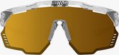 Scicon - Fietsbril – Aeroshade Kunken - White Gloss - Multimirror Lens Brons