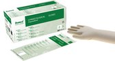 Romed Gynaecologische handschoenen steriel gepoederd (25 paar) S Romed - Gebroken wit - Latex - Steriel verpakt per paar - Gepoederd