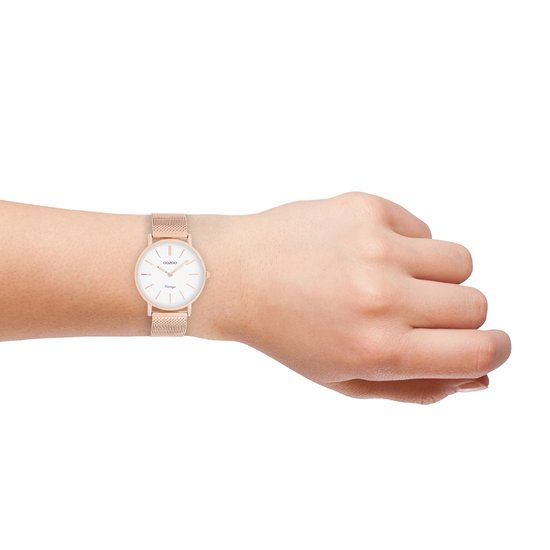 Montre OOZOO Vintage Rose doré / Blanc (32 mm) - Doré