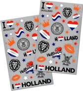 Stickervellen Holland - Holland Stickers - Hup Holland - Koningsdag - Koningsdag Stickers - Koningsdag Decoratie - Hup Holland Hup Stickers - I Love Holland - Stickers Nederland - Stickervellen Nederland - Holland
